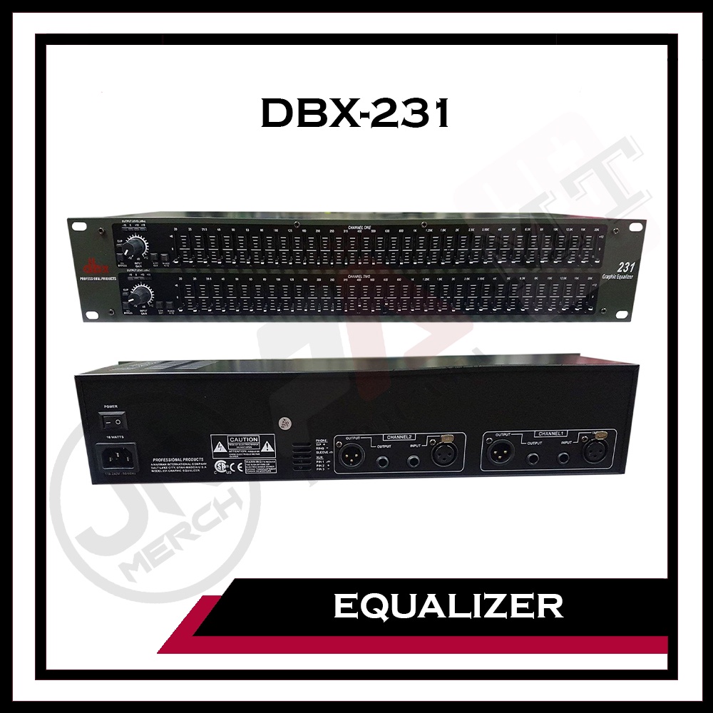 DBX Inspired 231 2 Series Graphic Equalizer (DBX-231) | Shopee Philippines