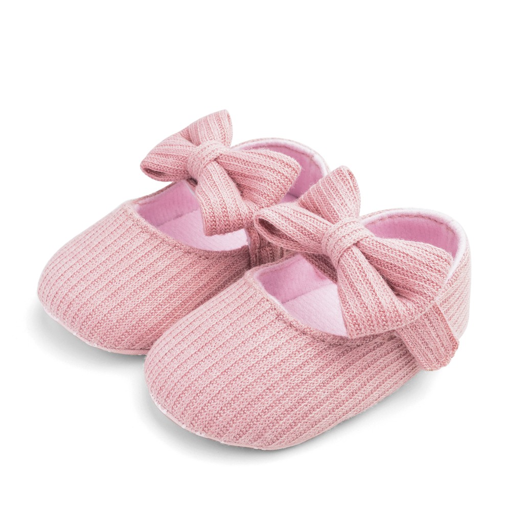 Baby Shoes Newborn Baby Girls Shoes Bow Cute NonSlip Infant Soft Sole