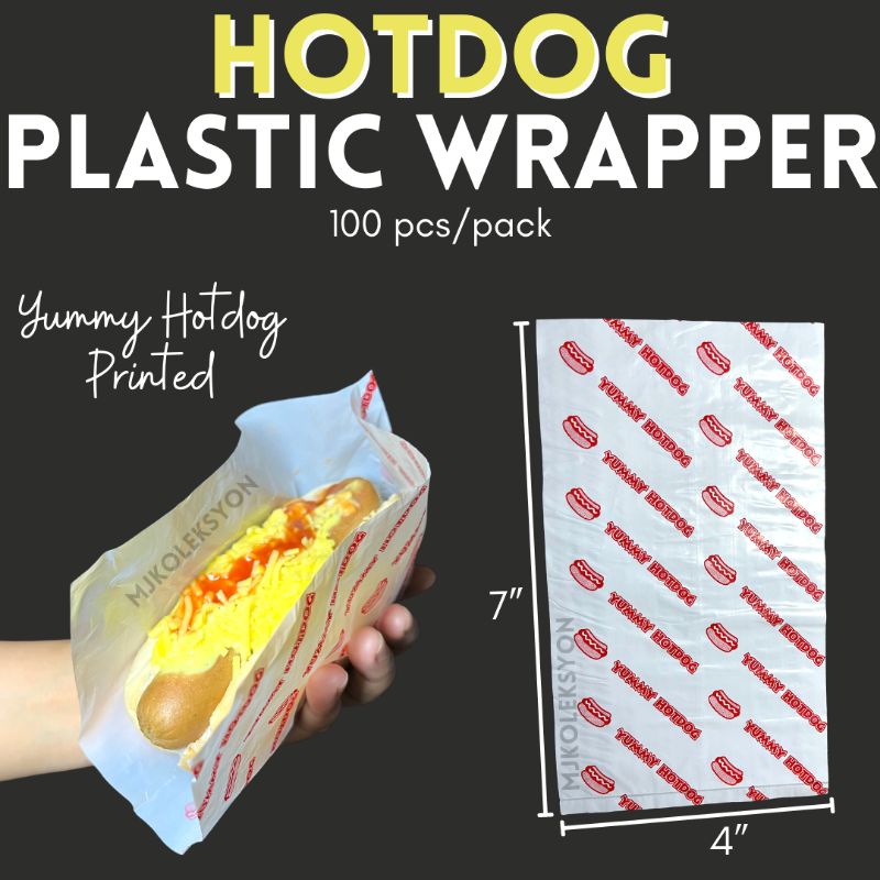 Hotdog Plastic Wrapper 100pcs per pack 4x7inches Shopee Philippines