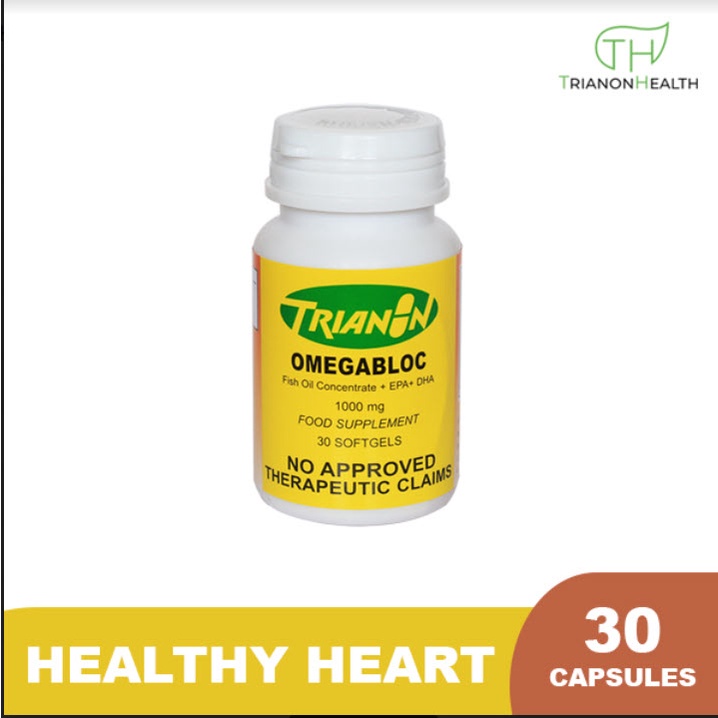 Omegabloc 1000mg (Fish oil+EPA+DHA) 30 softgels Shopee Philippines