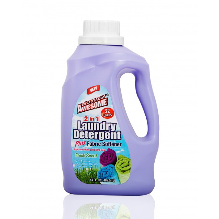 LA's Totally Awesome 2in1 FRESH SCENT Laundry Detergent Plus Fabric