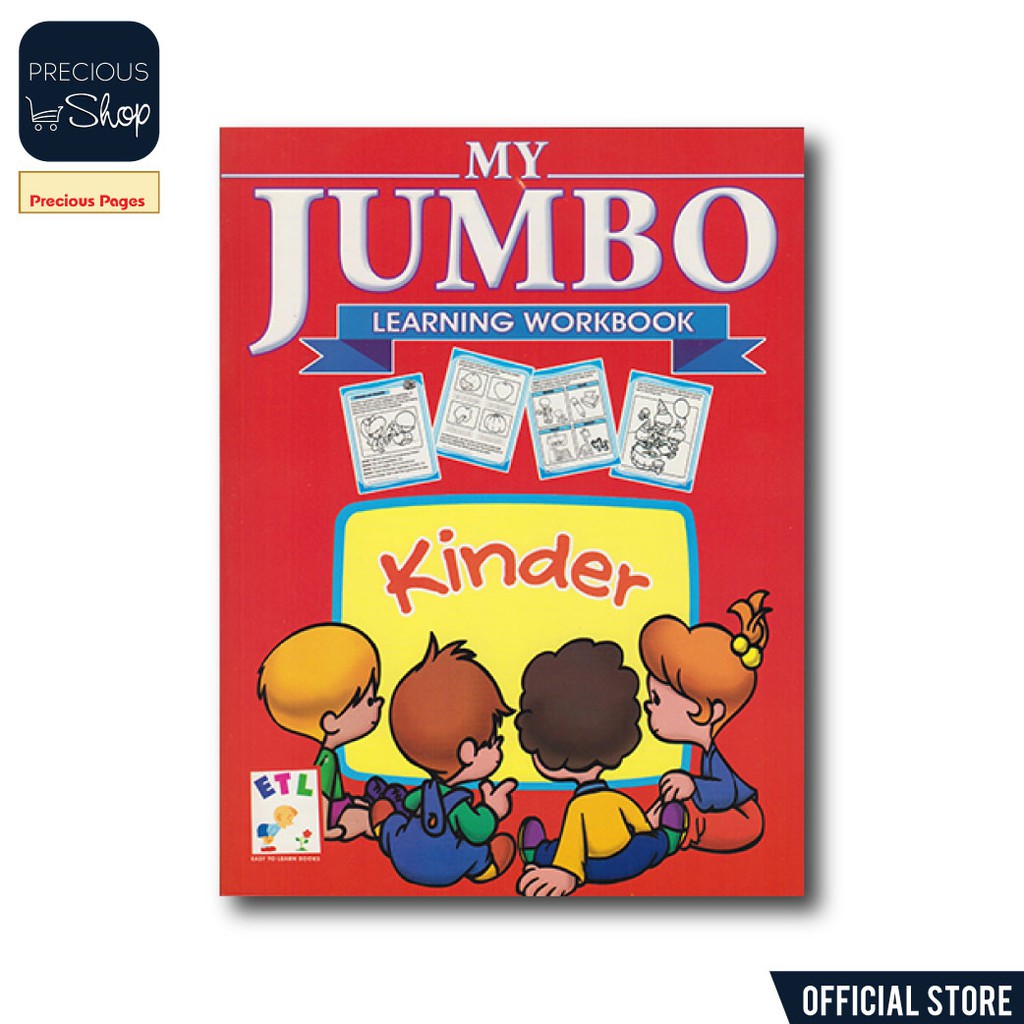 My Jumbo Learning Workbook Kinder Shopee Philippines