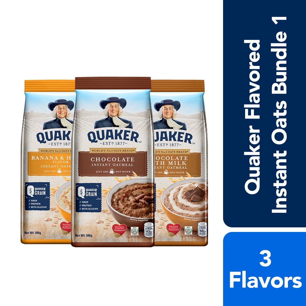 Quaker Flavored Oats Bundle 1 Shopee Philippines
