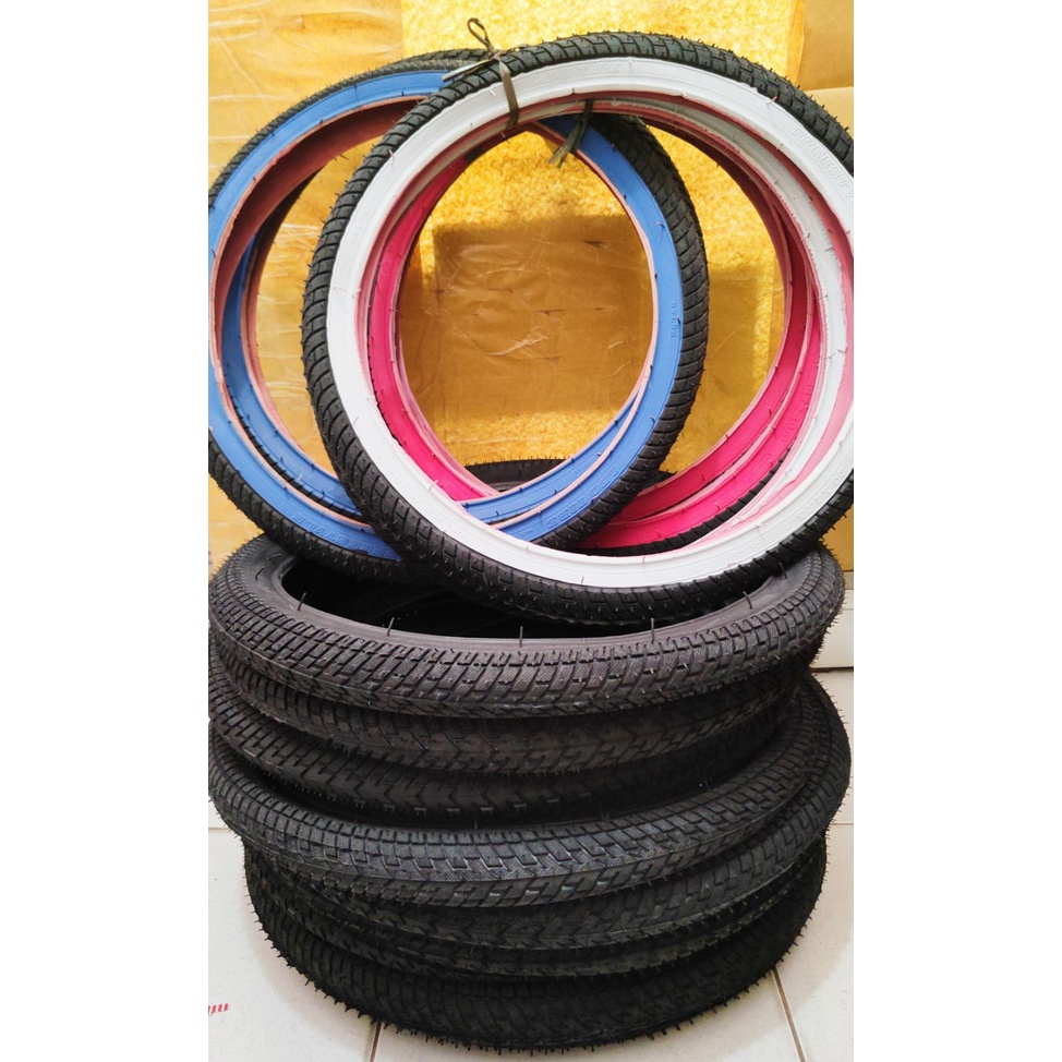 Bicycle Tire White Side Wall BMX Bike Tire Wheel Size 20 Shopee