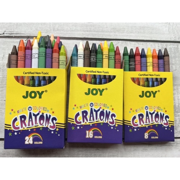 Joy Crayons 8/ 16 /24 Colors Shopee Philippines