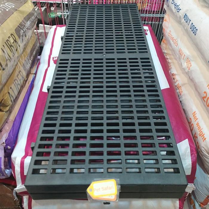 HITAM Cage Mat Plastic Pallet/Cage Mat/Cage Mat Black 90X30X3Cm