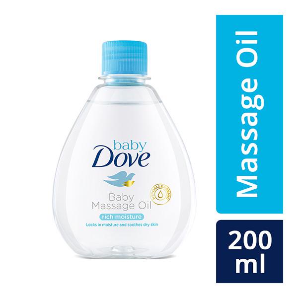 Dove Baby Massage Oil Rich Moisture 200Ml Shopee Philippines