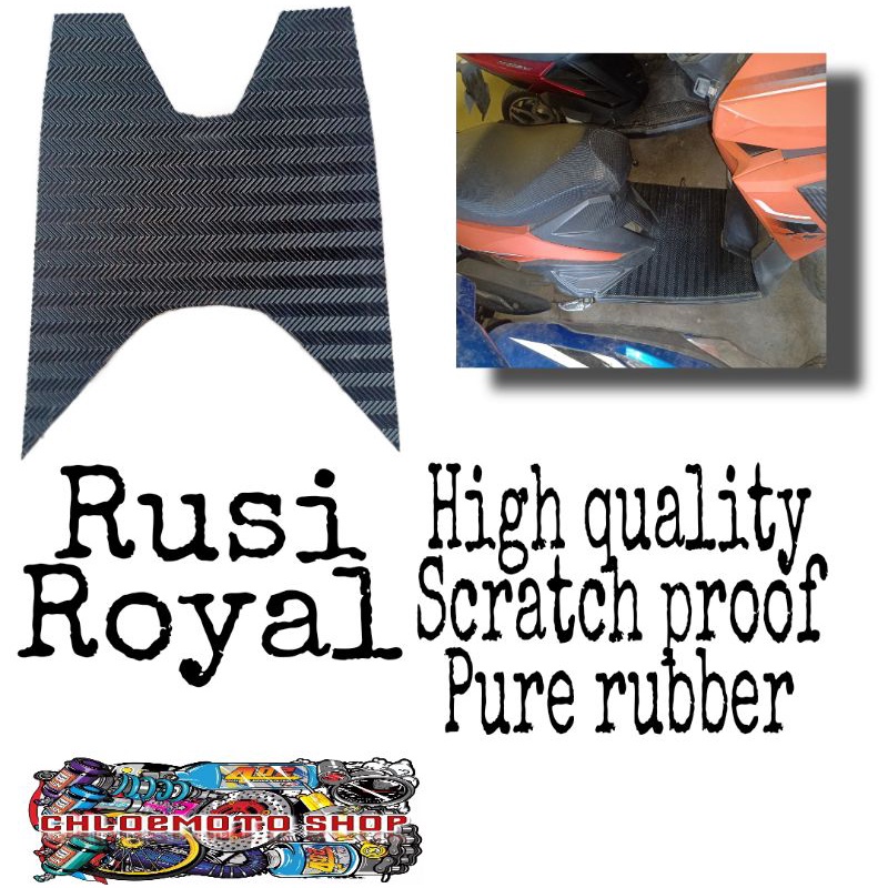 Rusi Royal High quality Pure heavy Anti scratch Rubber matting