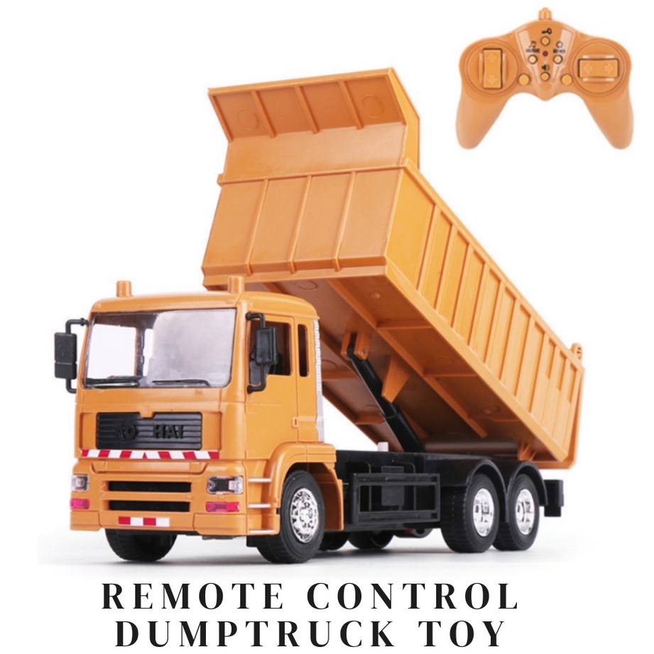 Dump Truck Truck Toy 124 8 Channel 2.4Ghz Kereta Kontrol Lori Tanah