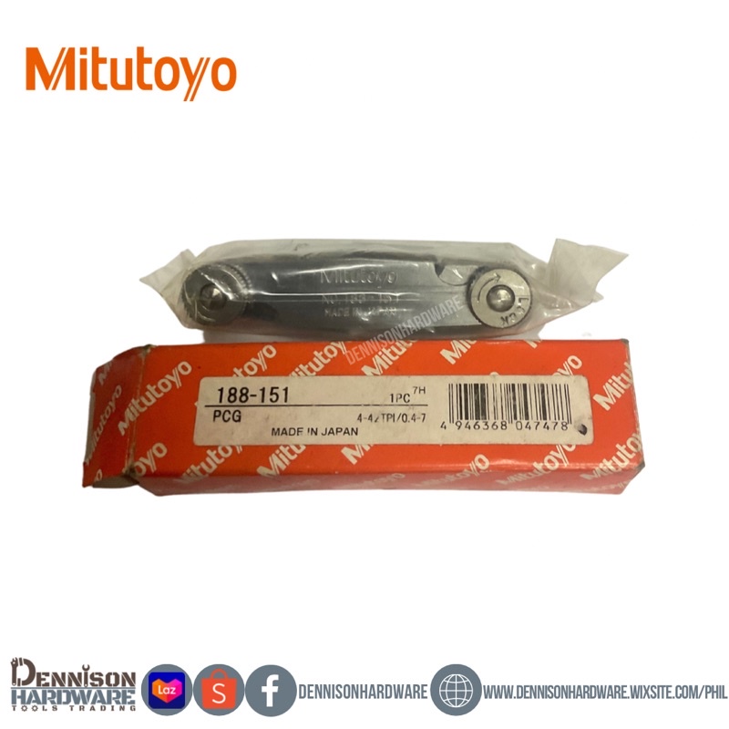 Mitutoyo 188151 screw pitch gauge Shopee Philippines