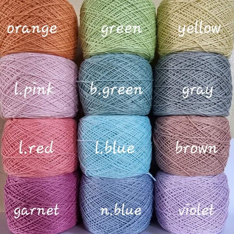 Handyed Cotton Yarns (Solid) Shopee Philippines