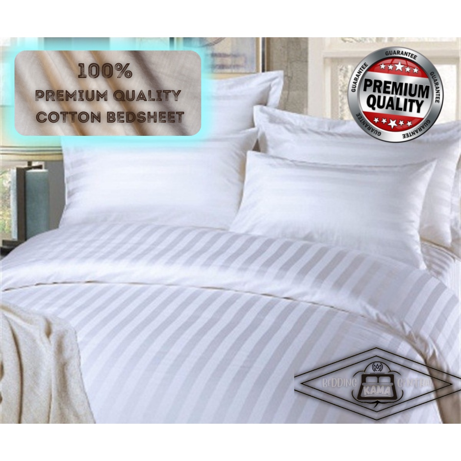 Bedsheet 4 in 1 bed sheet single double queen king size garterized 2