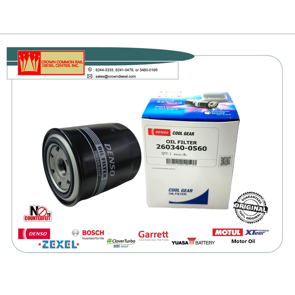 DENSO Cool Gear Oil Filter 0560 for Toyota 9091530002 / C115 (101X122