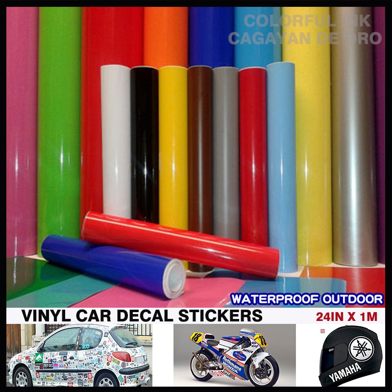 (24'' x 1m) Waterproof Outdoor Vinyl Decal Stickers for Silhouette