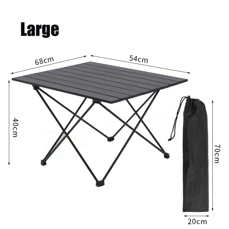 【COD】Outdoor camping folding table storage bag portable exquisite drive