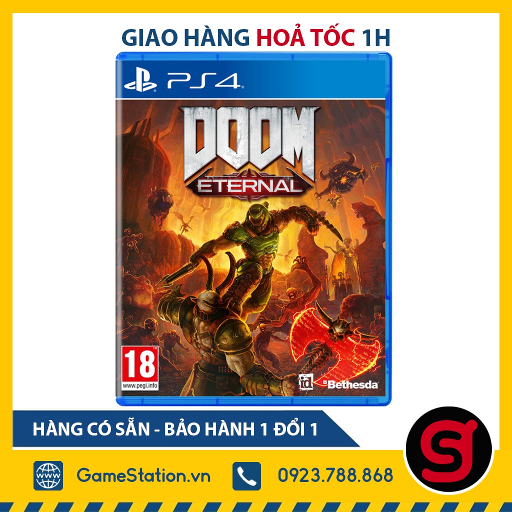 Ps4 Game Disc DOOM Eternal EU system Shopee Philippines