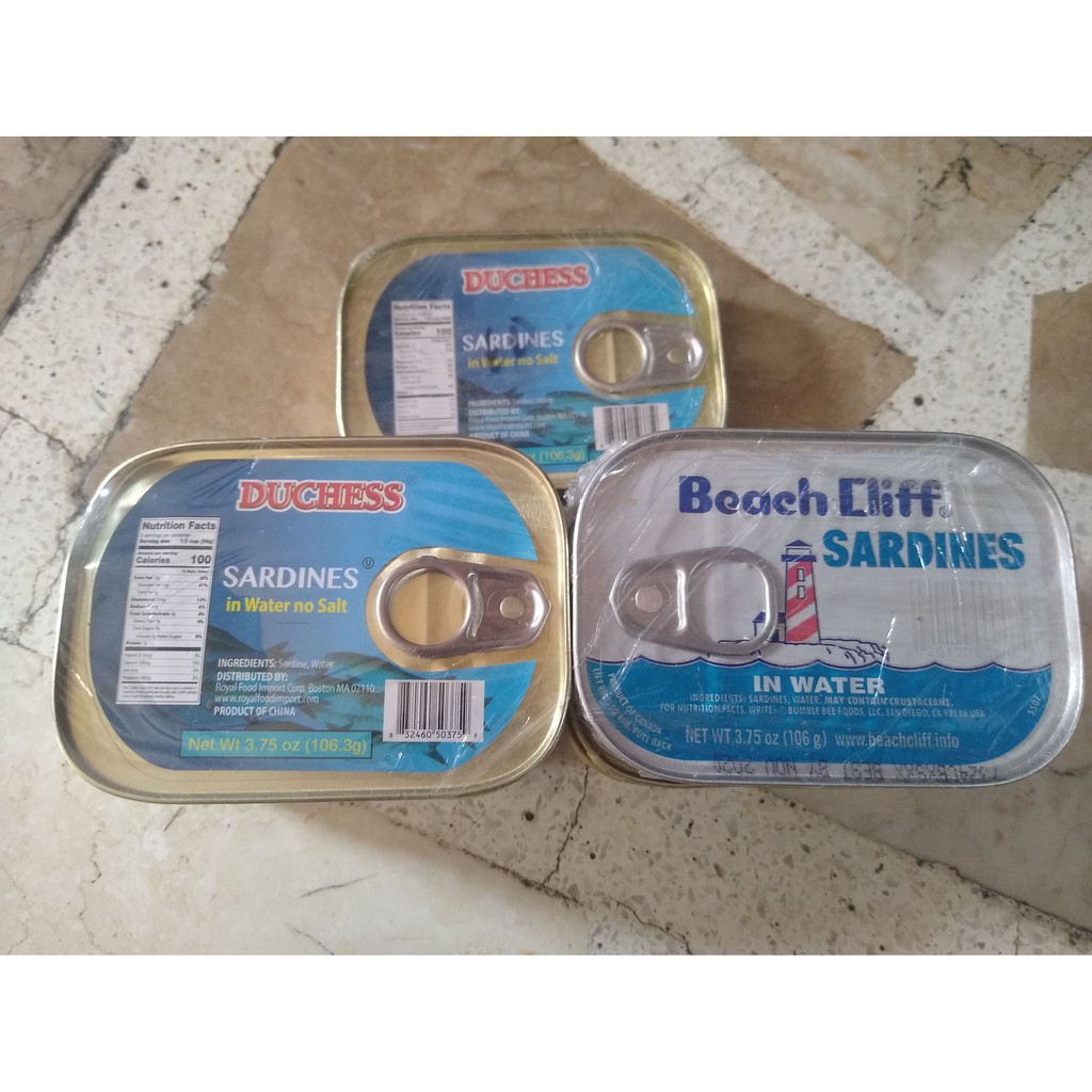 Canned Sardines in Water Shopee Philippines