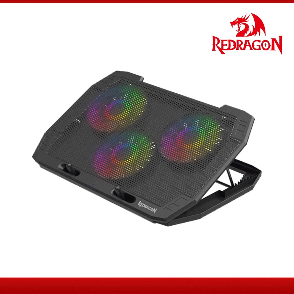 Redragon INGRID Laptop Cooler [GCP511] (Black) Shopee Philippines
