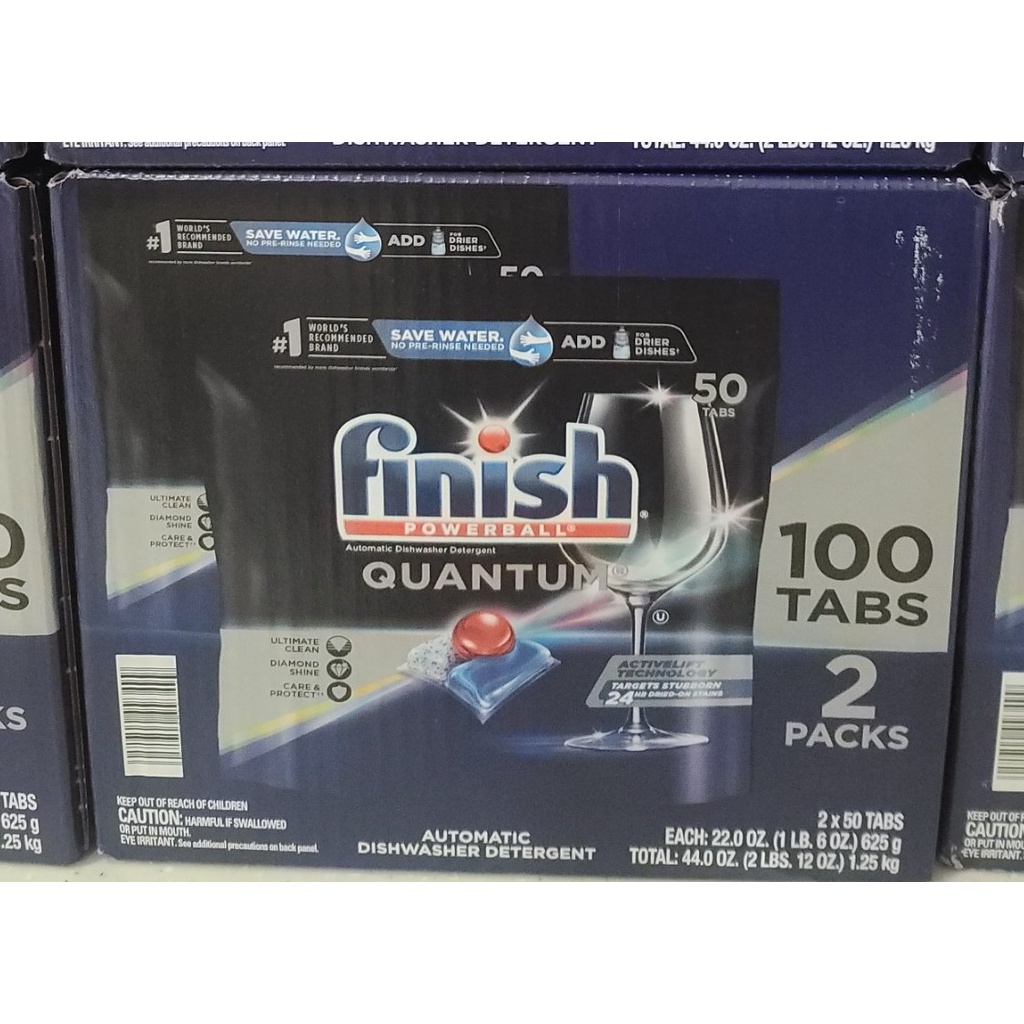 Finish Powerball Quantum Dishwasher Detergent Tablets (50 ct. / 100 ct