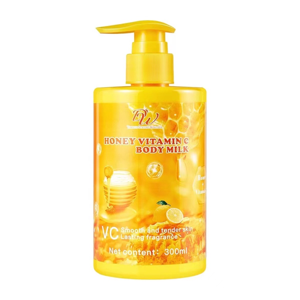 DW Papaya Lotion W/ Gluta Acid And Papaya Extract 300ml and DW Milk Whitening Hand&Body Lotion