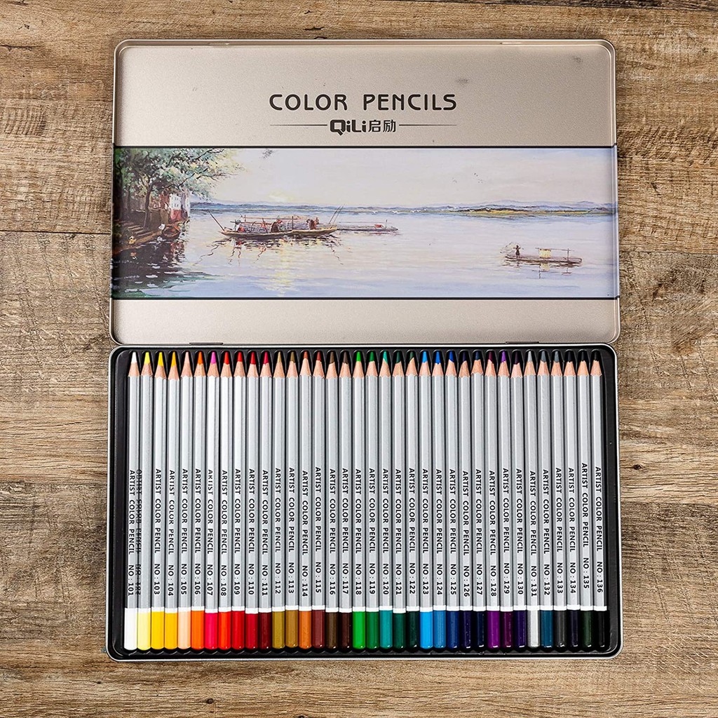 Qili [ C108/C120 ] Artist Quality Professional Premium Colored Pencil