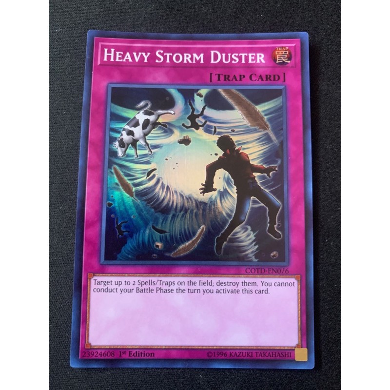 YuGiOh Heavy Storm Duster (TCG) Shopee Philippines