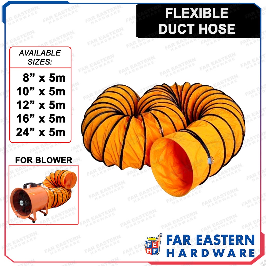 Flexible Duct Hose for Industrial Air Blower 5m Shopee Philippines