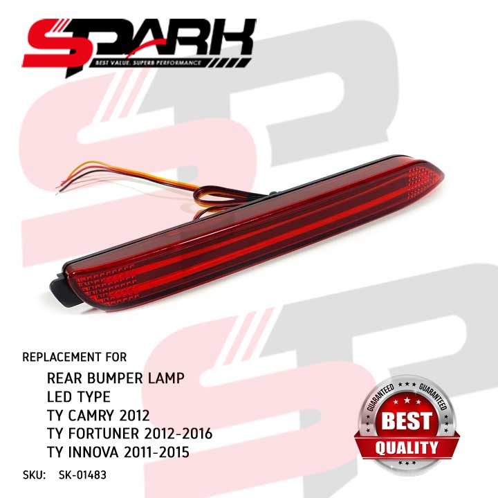 (PAIR) LED Rear Bumper Brake Light Toyota Camry Innova 2004 Fortuner
