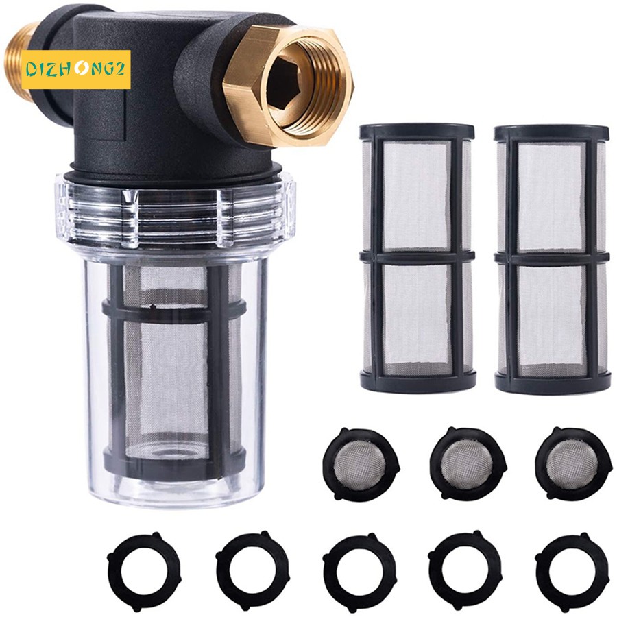 Sediment Filter Attachment Line Water Hose Filter, Garden Hose Filter