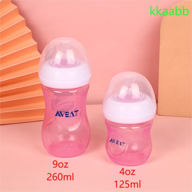kkaabb Baby AVEAT Natural Milk Bottle Newborn Infant Feeding Bottle Silicone Nipple BPA Free 9oz