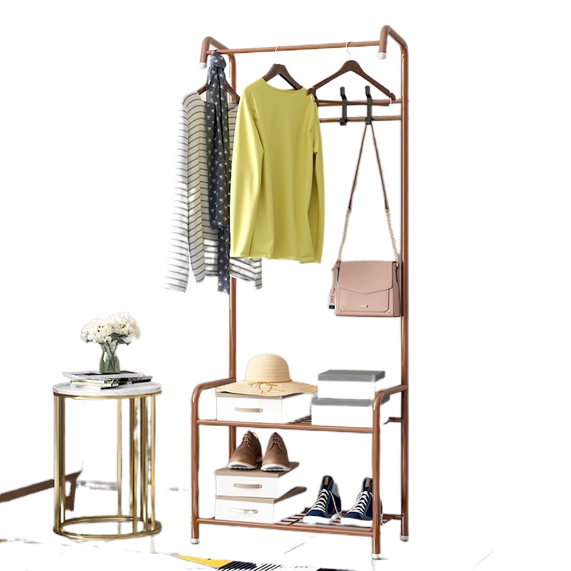 Home & Living Metal Clothing Rack Freestanding Coat Garment Rack with