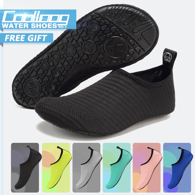 Coolloog Aqua shoes Summer Unisex NoSlip Prevention Rubber Beach Shoes