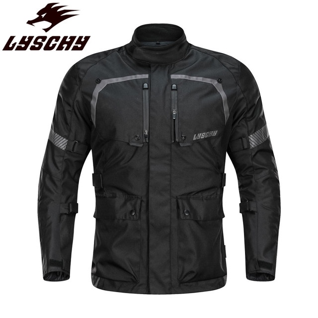 LYSCHY Motorcycle Jacket Pants Suit Waterproof Motorbike Riding Jacket