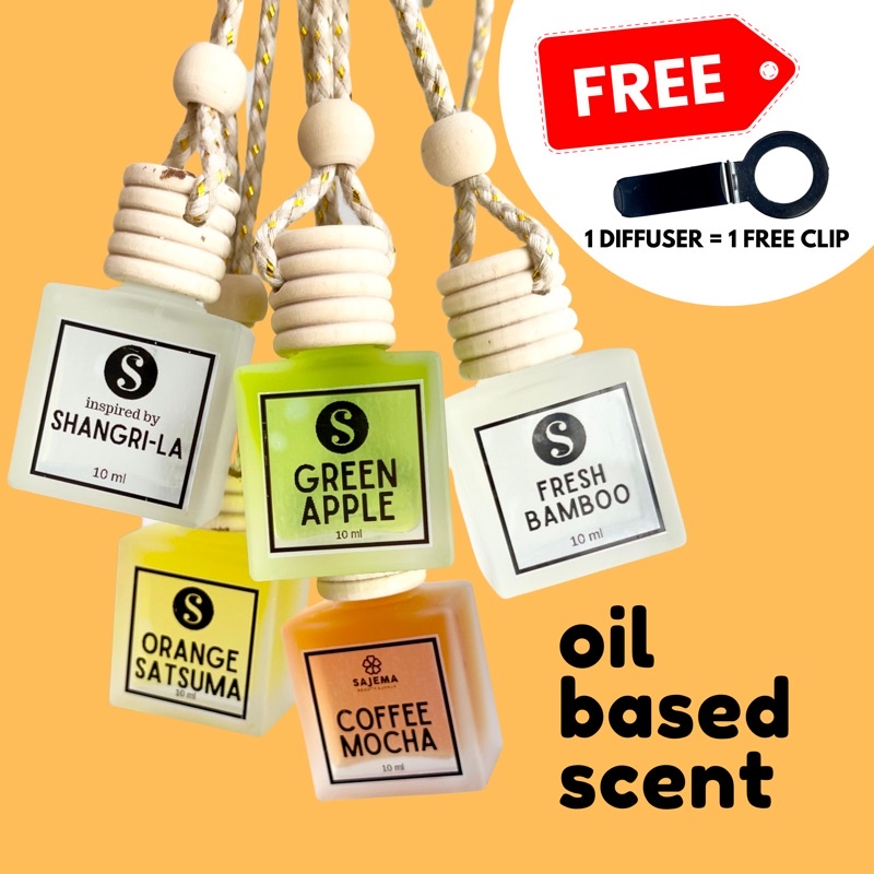 OIL BASED Scents Car Hanging Diffuser Car Freshener Car Air Freshener