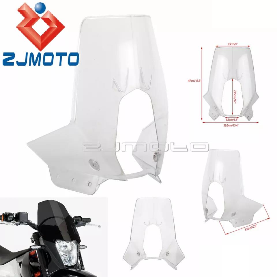 Motorcycle Clear Wind Screen Front Headlight Fairing Windshield For 450