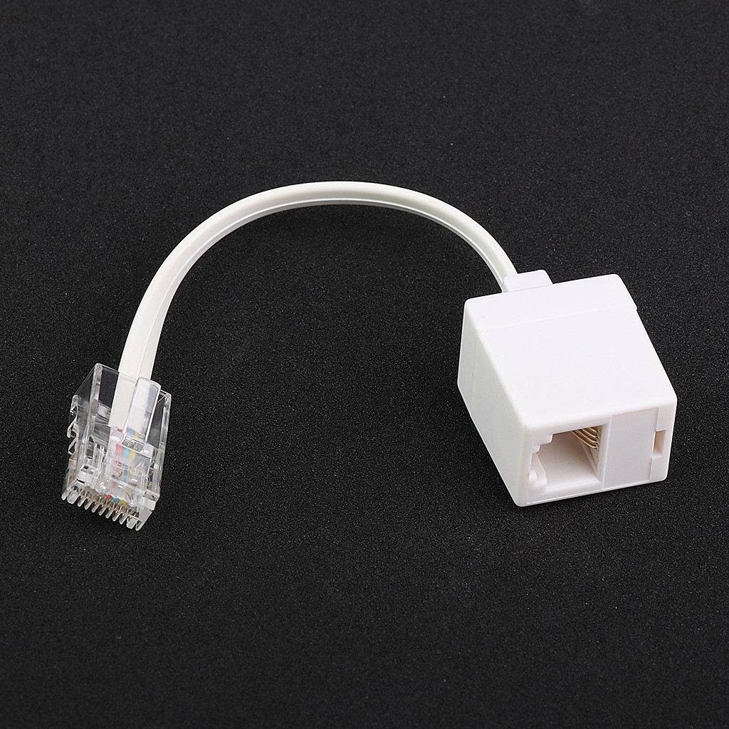 VpR8 Telephone Phone Extension Cord Landline Flash Cable Line Jack RJ45