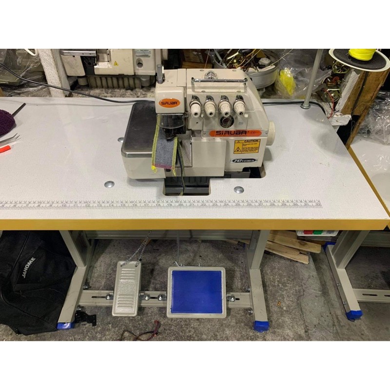 Edging sewing machine, Siruba overlock 4Threads Heavy duty, industrial