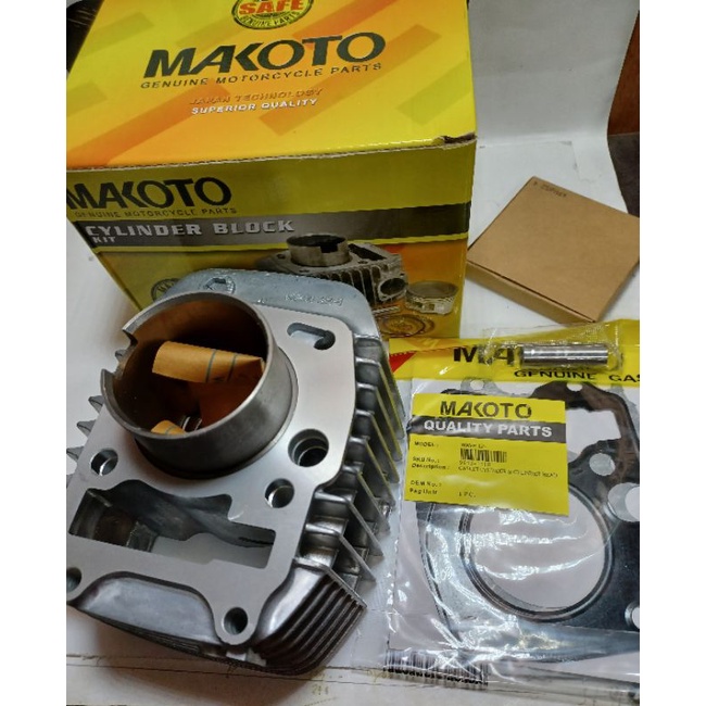 XRM 125/WAVE 125 CYLINDER BLOCK W/PISTON KIT MAKOTO Shopee Philippines