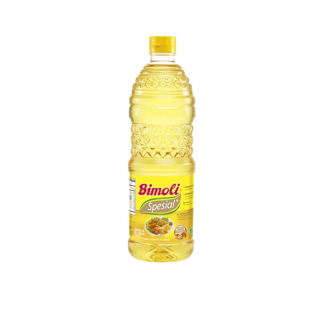 BIMOLI Cooking Oil Spesial 1L Bottle, healthy oil, frying oil, grocery item, cooking essential