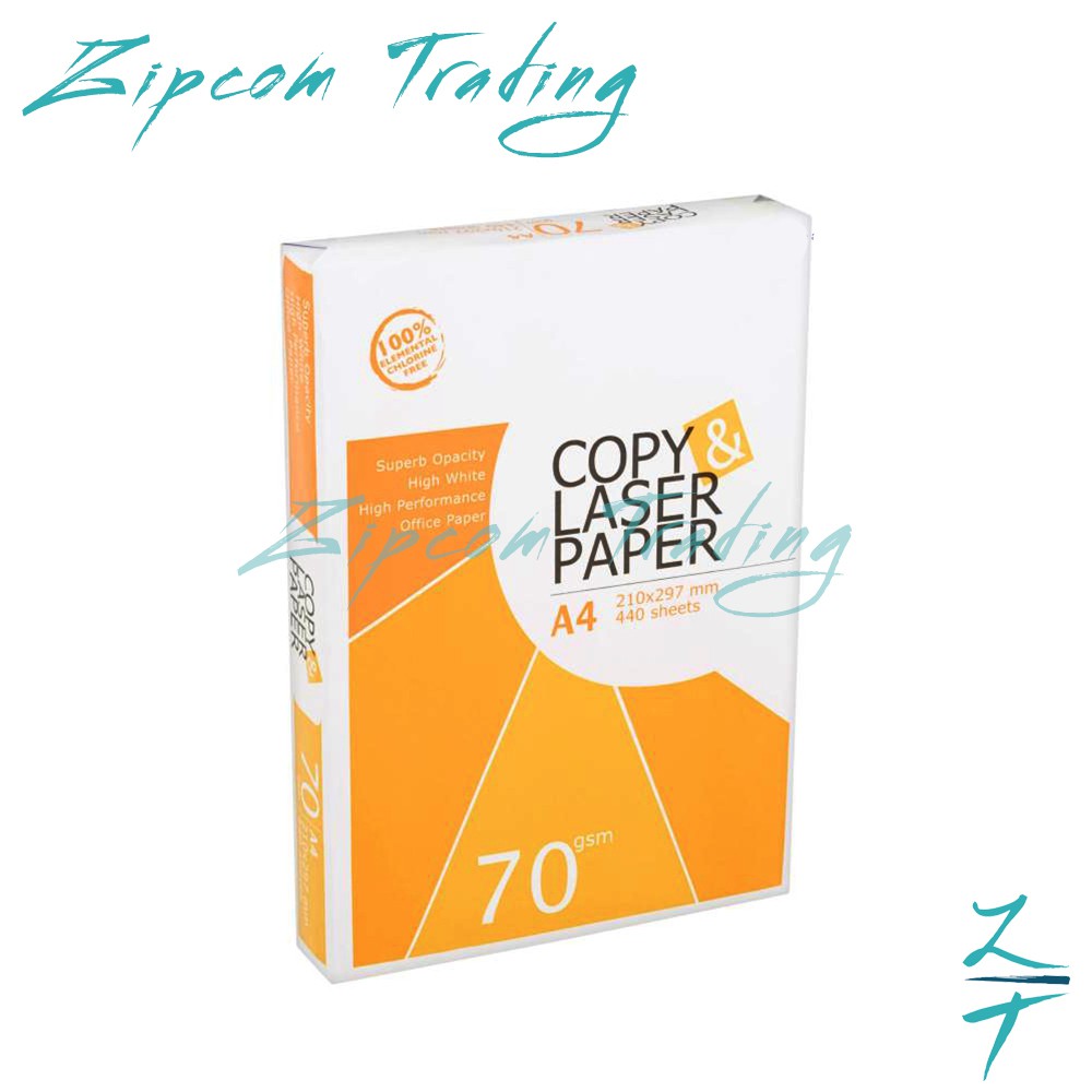 Copy & Laser A4 Copier Paper 70gsm (440 Sheets) Shopee Philippines