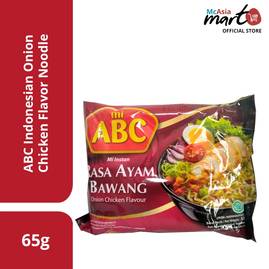 ABC ONION CHICKEN FLAVOR NOODLE 65G Shopee Philippines