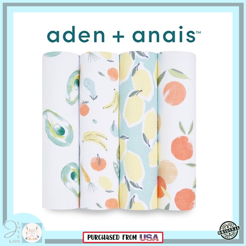 Aden + Anais 4 pack Muslin Swaddle Shopee Philippines