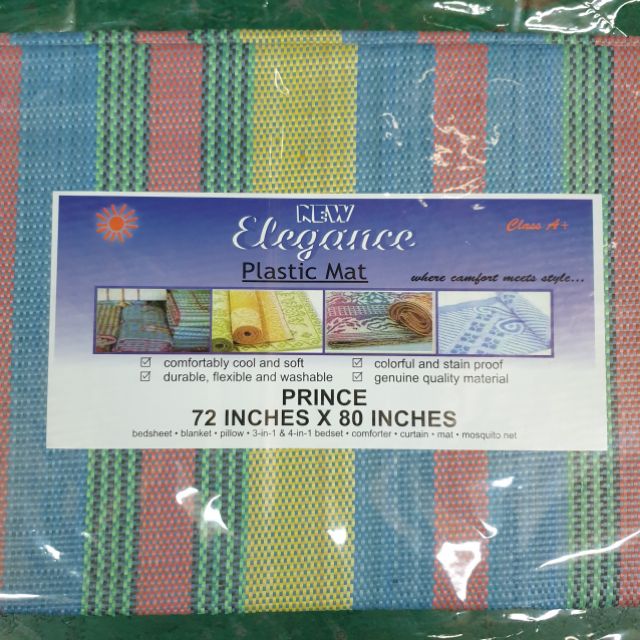 Elegance Standard Plastic Mat Banig Shopee Philippines