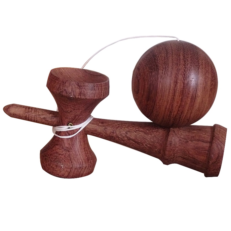Rosewood Cherry Wood Kendama 18CM Skillful Juggling Ball Game Professional Kendama Sword Ball