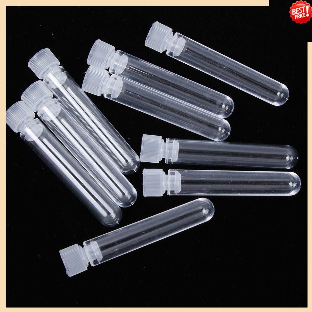 Long Test Tube Test Tube With Cap Clear Plastic Lab Shopee Philippines