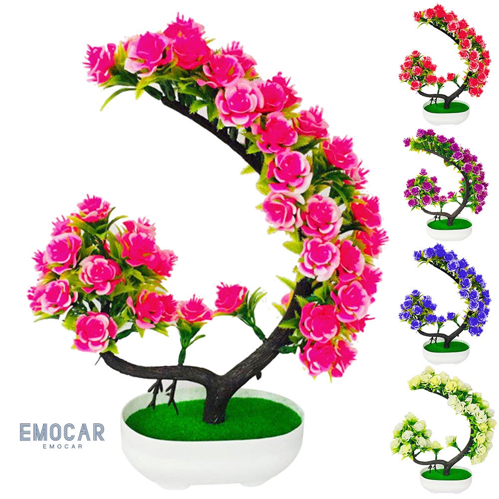 [AP] Artificial Rose Flower Tree Plant Potted Bonsai Garden Party Table