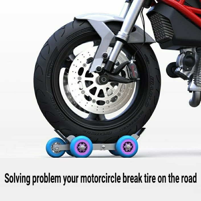 Emergency Wheel/Motorcycle Trolley When The Tire Leaks/Kempes Shopee