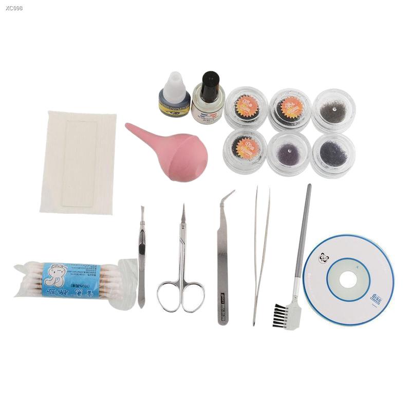 False Eyelash Extension Glue Professional Brush Kit Box Set Case Tool
