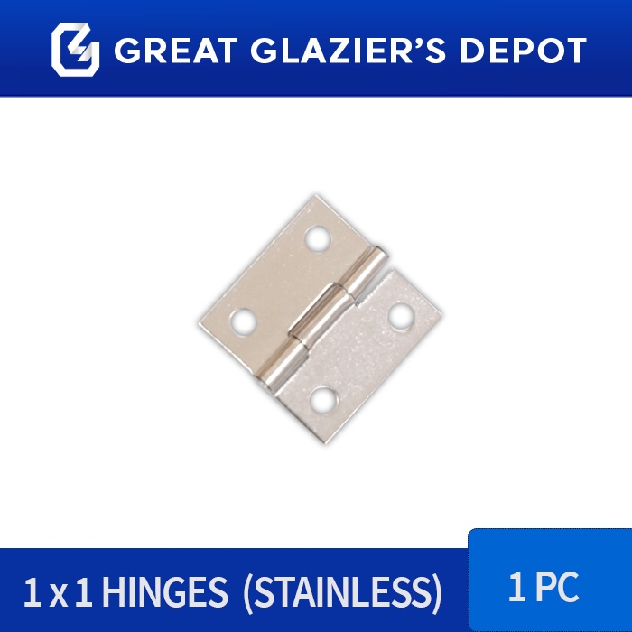 Hinges 1x1 Stainless for Aluminum Screen Swing Door Shopee Philippines