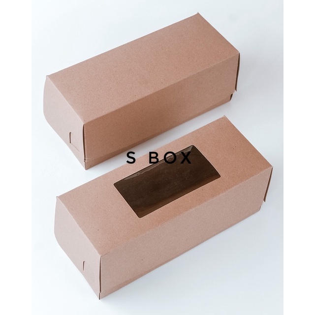 Kraft 25 10 10 Window Boxes Bread Boxes Brownies Cake Boxes Shopee